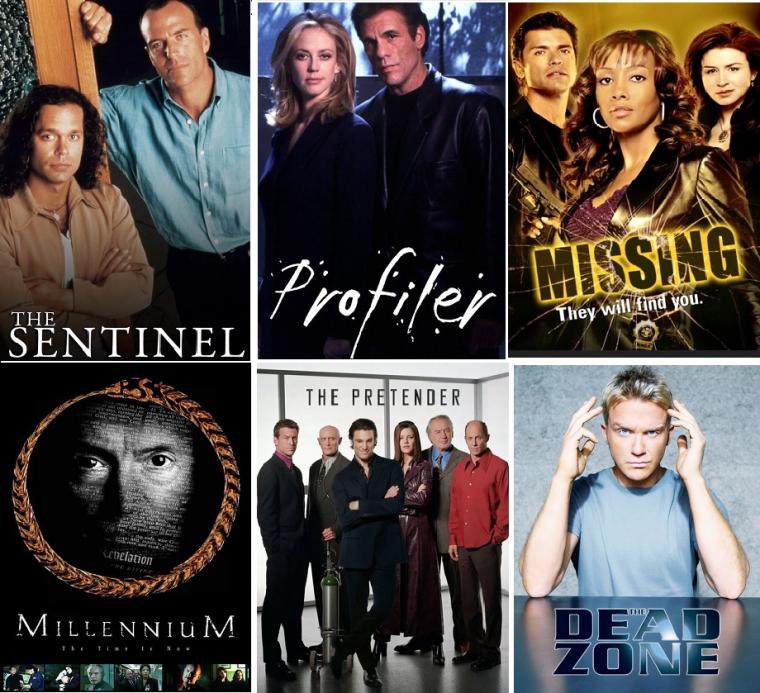 Classic paranormal television shows with gifted characters.