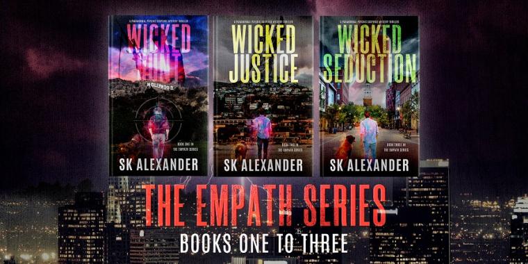 All covers of The Empath Series