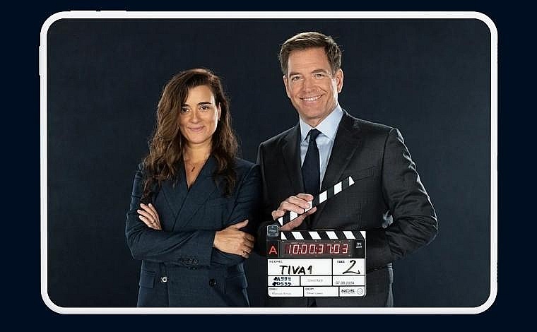Cote de Pablo and Michael Weatherly of NCIS: Tony & Ziva