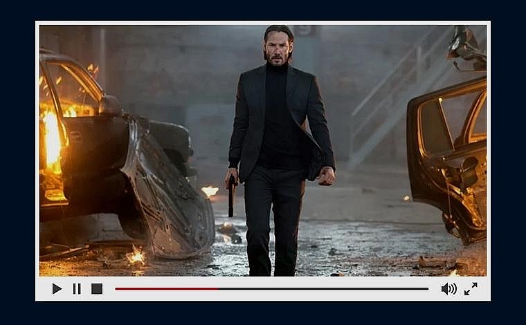 Keanu Reeves in John Wick.