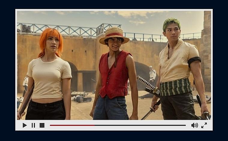 The heart of the story are its characters: here Nami (Emily Rudd), Monkey D....