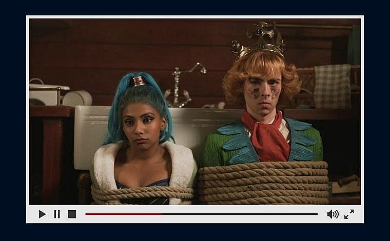 Two members of Baroque Works: Miss Wednesday (Charithra Chandran) and Mr. 9...